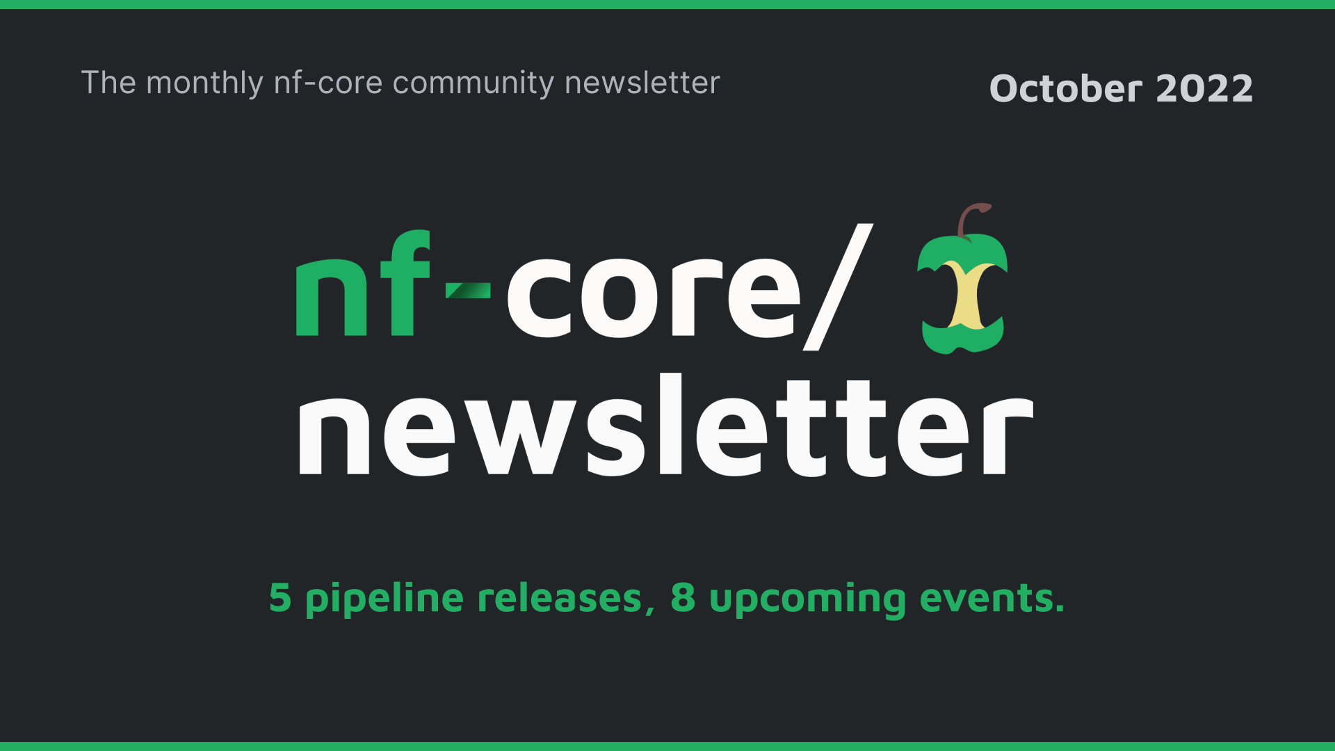 nf-core newsletter — October 2022
